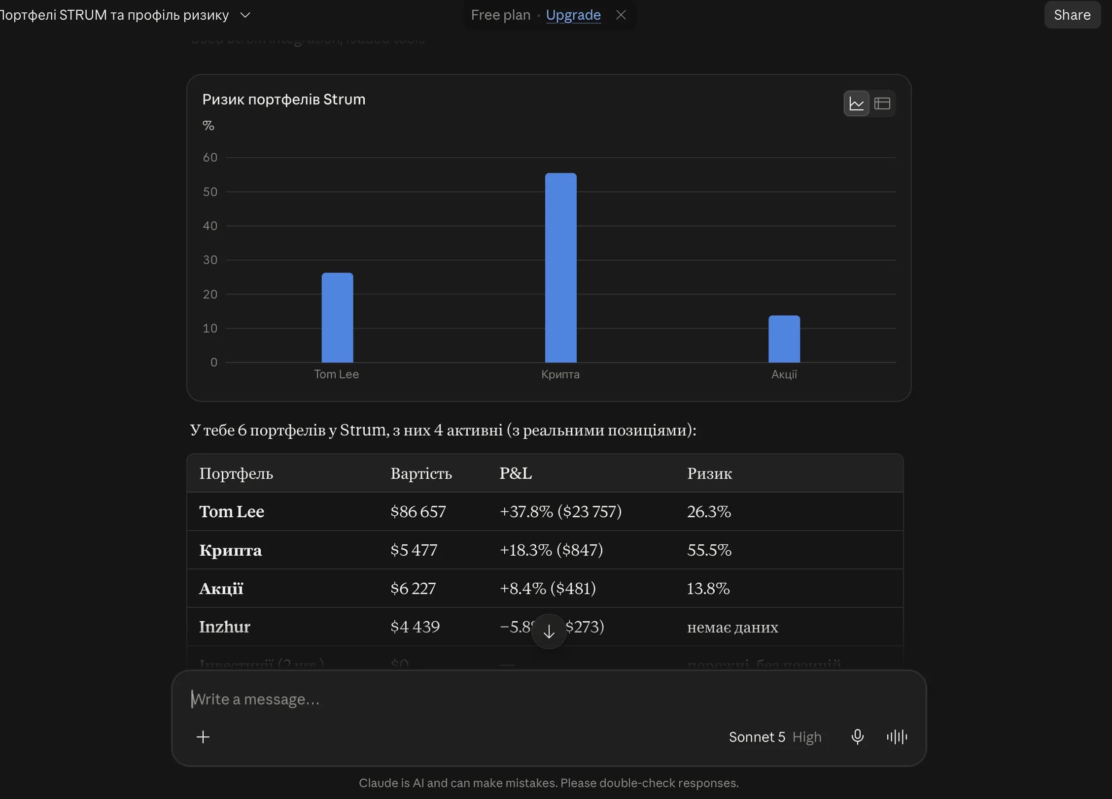 Strum MCP: фінансові дані портфеля для AI-помічника Strum MCP: фінансові дані портфеля для AI-помічника